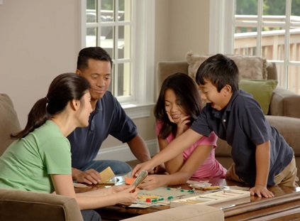 playing boardgame